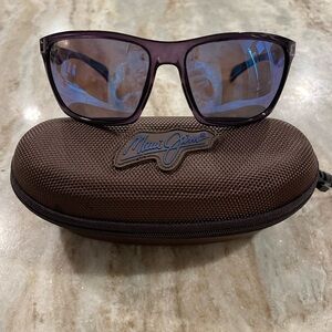 Maui Jim Gray Sunglasses, model MJ804 with branded case